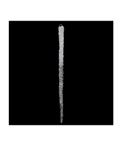 30" Clear Glitter Icicle