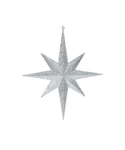 15.75" Silver Glitter Bethlehem