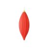 8" Red Matte Line Finial 20Cm