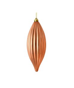 8 Rose Gold Shiny Line Finial 20Cm
