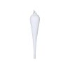 11" White Glitter Drop Ornament 11" White Glitter Drop Ornament