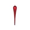 15.75" Red Glitter Drop Ornament