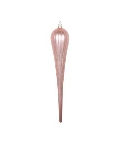 15.75"  Rose Gold Glitter Drop O