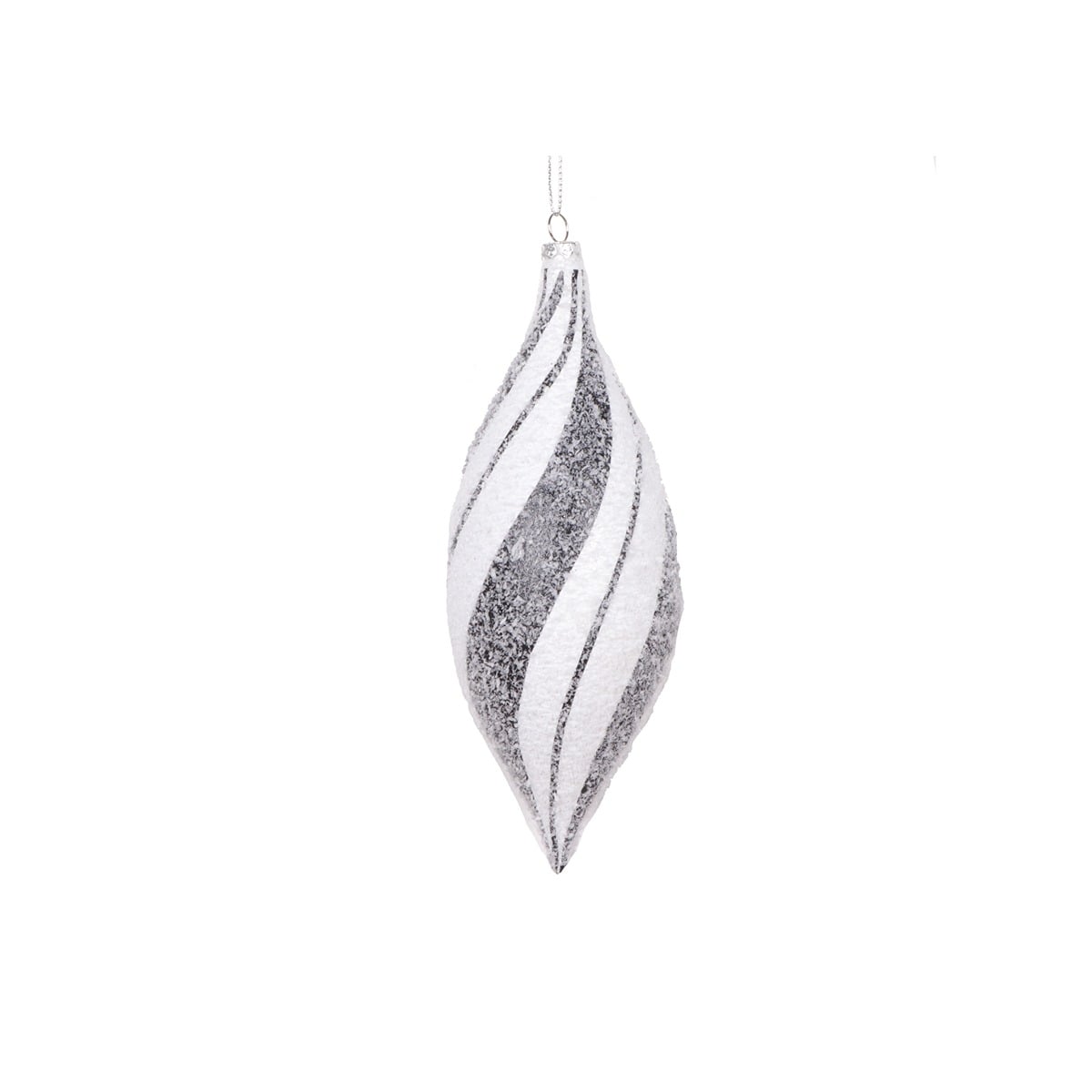 7" White Black Swirl Shuttle 7" White Black Swirl Shuttle