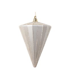 6" Matte Oat Cone Ornament