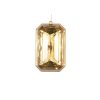 8" Gold Rectangle Jewel Glitter 20Cm