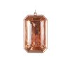 8" Orange Rect Jewel Glitter Or 20Cm