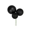 18" Black Ornament Pick