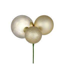 18" Champagne Ornament Pick