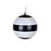 4.75" Black-Wht Striped Pearl B 4.75" Black-Wht Striped Pearl B
