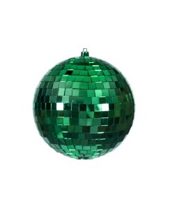 4.75"Green Mirror Ball Ornamen