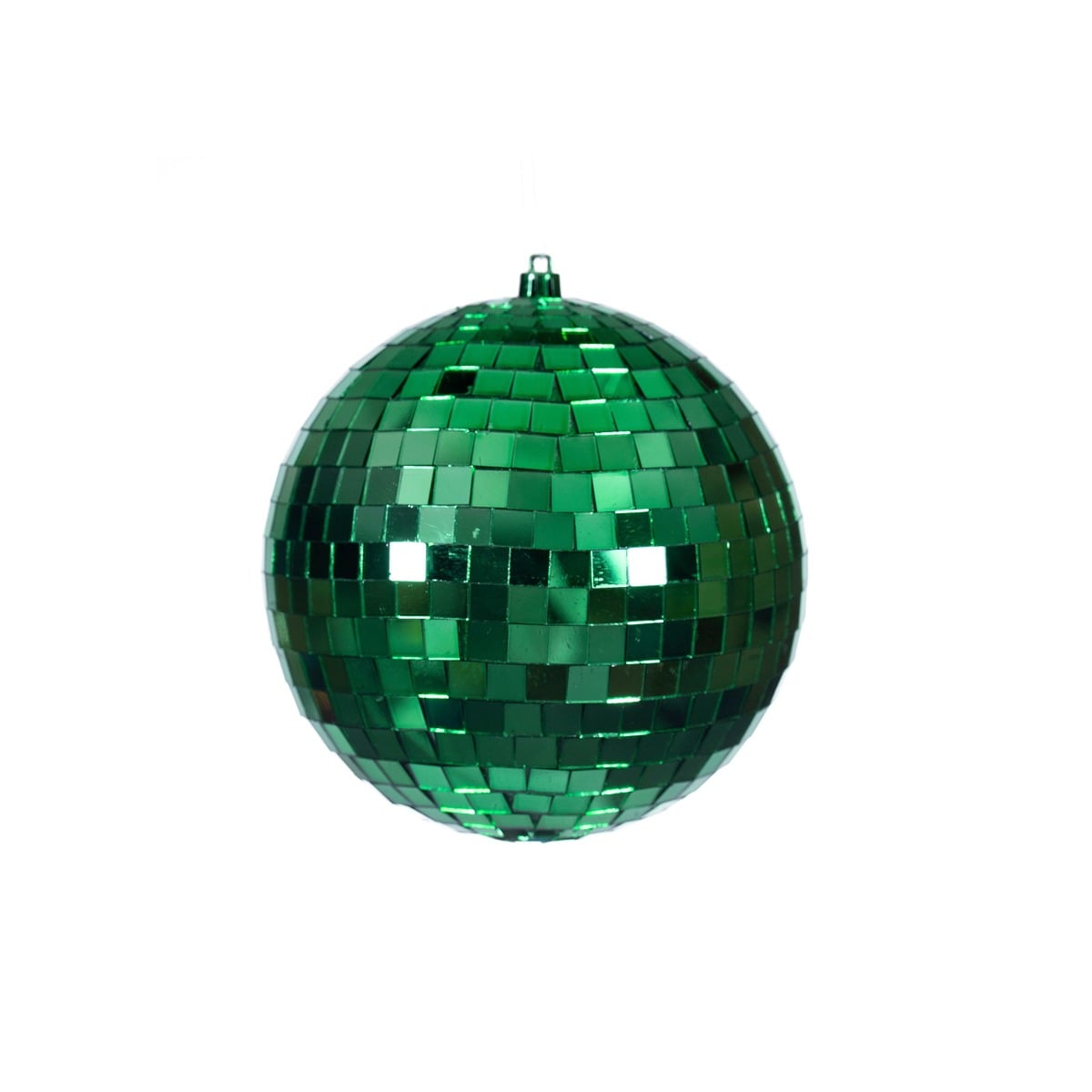 4.75"Green Mirror Ball Ornamen 4.75"Green Mirror Ball Ornamen