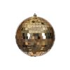 6" Gold Mirror Ball Ornament