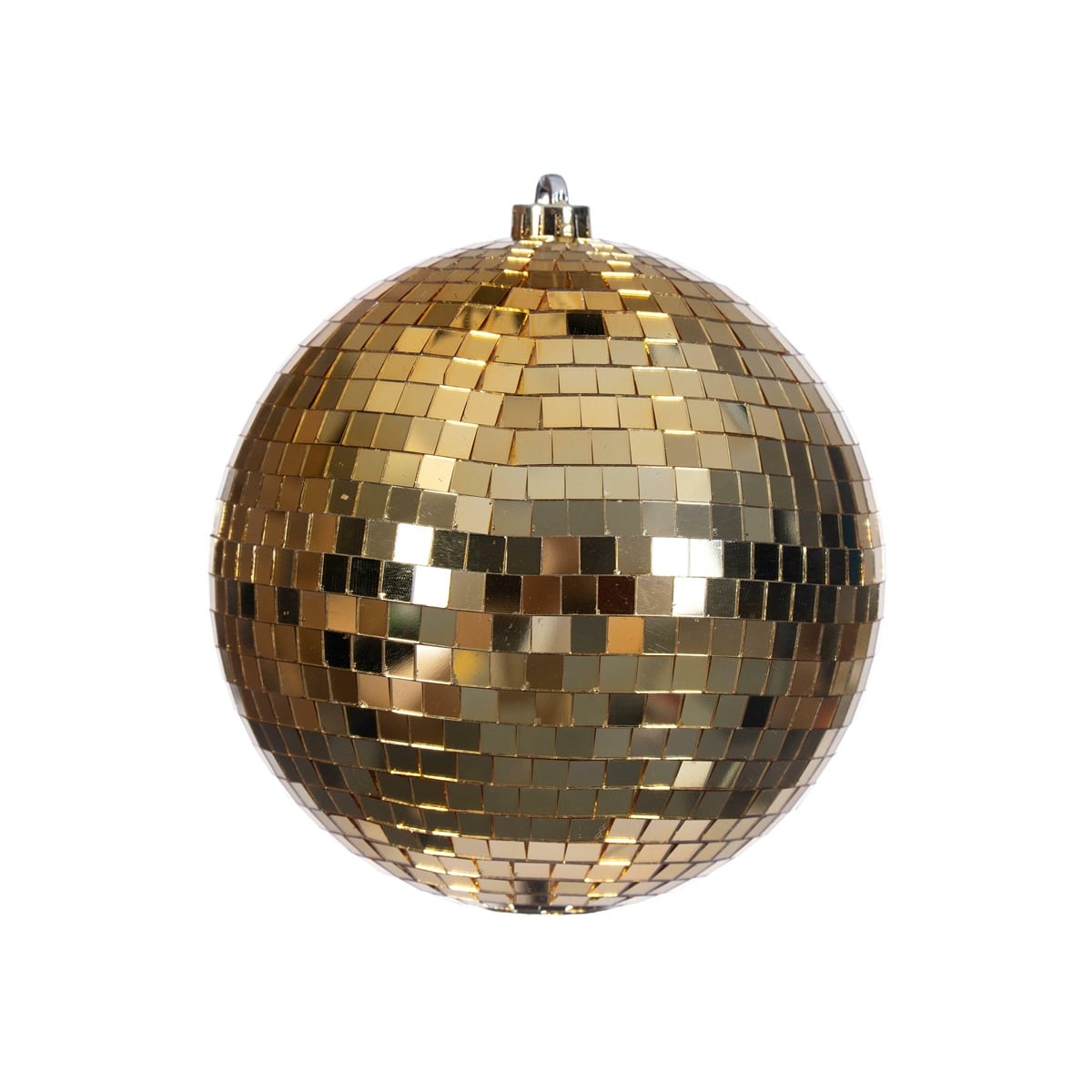 8" Gold Mirror Ball Ornament 20Cm 8" Gold Mirror Ball Ornament 20Cm