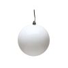 8" White Candy Ball Uv Drilled 20Cm
