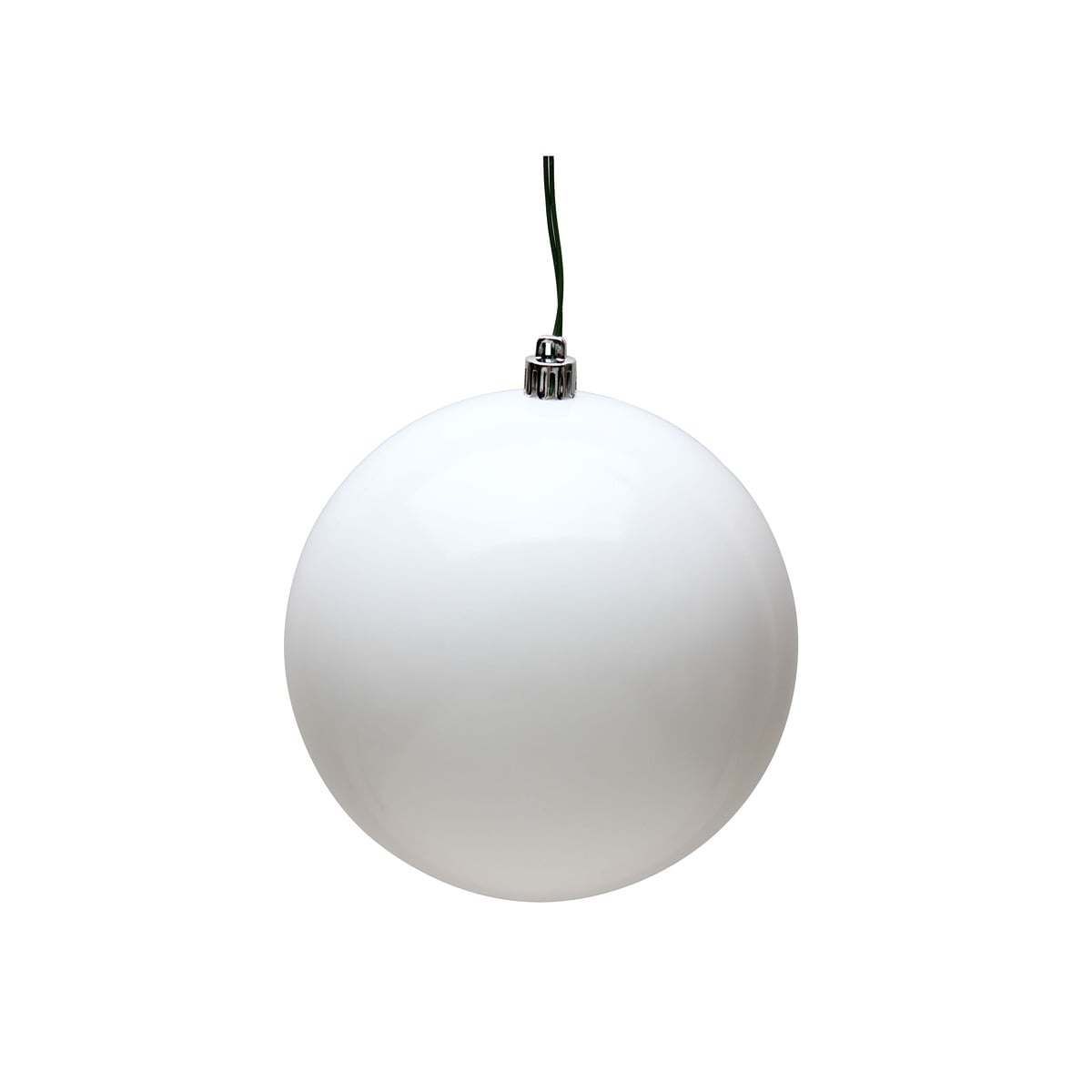 8" White Candy Ball Uv Drilled 20Cm 8" White Candy Ball Uv Drilled 20Cm