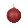 Red Glitter Ball Drilled Ca 25Cm Red Glitter Ball Drilled Ca 25Cm