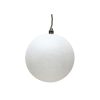White Glitter Ball Drilled 25Cm White Glitter Ball Drilled 25Cm