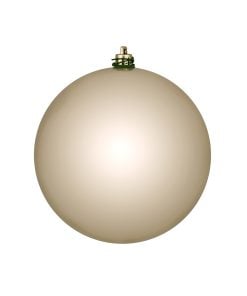 10" Oat Shiny Ball UV Drilled