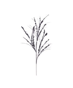36" Pewter Berry Twig Glitr Spr