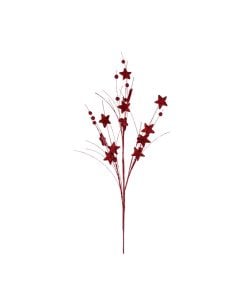 33" Red Star/Ball Glitr Spray