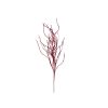 40" Red Berry Wavy Glitter Spra