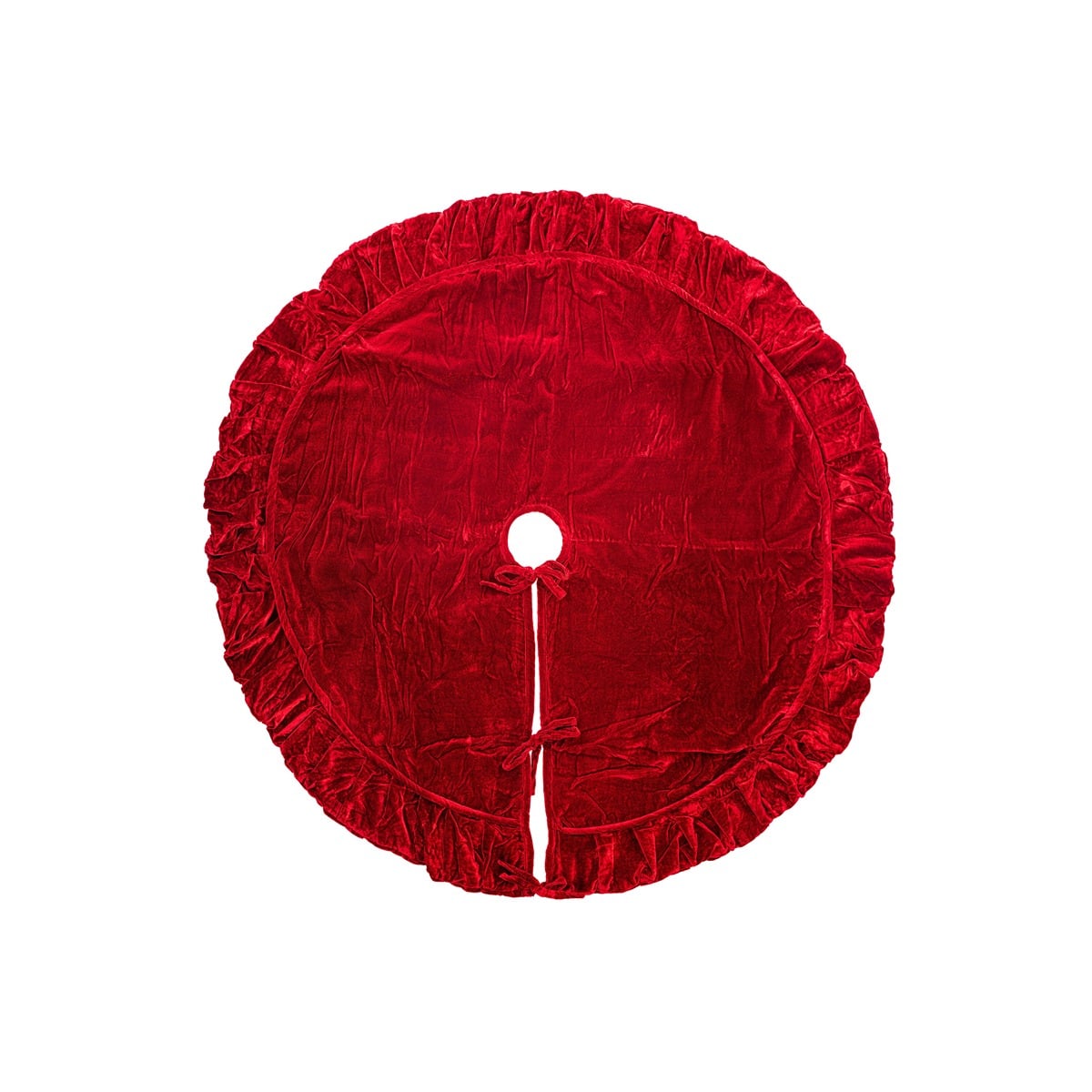 72" Plush Red Velvet Treeskirt 72" Plush Red Velvet Treeskirt