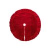84" Plush Red Velvet Treeskirt20Cm