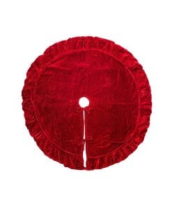 84" Plush Red Velvet Treeskirt20Cm