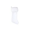 8X19" Plush White Velvet Stocki20Cm