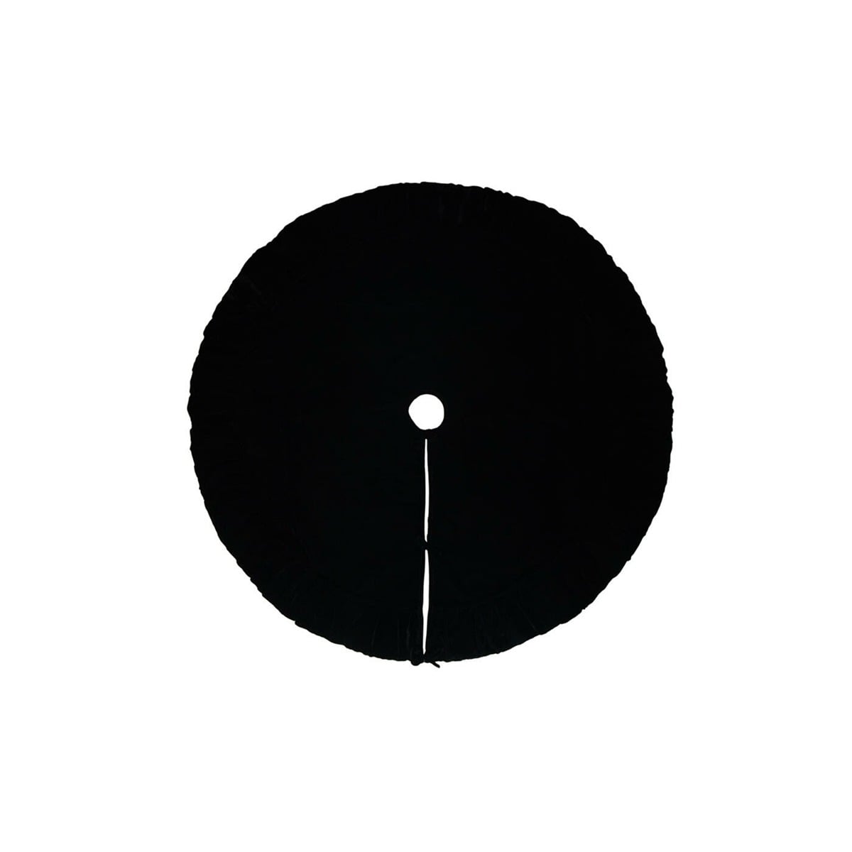 60" Plush Black Velvet Treeskir 60" Plush Black Velvet Treeskir
