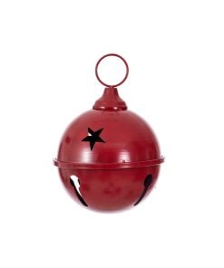 6" Red Iron Bell Ornament