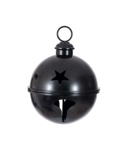 14" Black Iron Bell Ornament