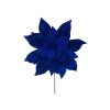 21.5" Blue Poinsettia 18 Flower 21.5" Blue Poinsettia 18 Flower