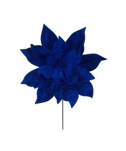 21.5" Blue Poinsettia 18 Flower