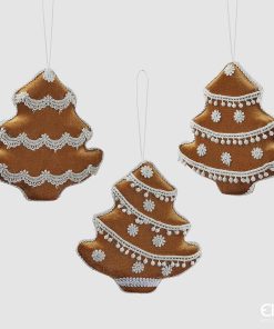 Marzipan Pine Decoration 3 Ass