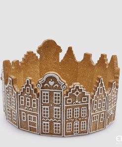 Decorative Tray Round Marzipan