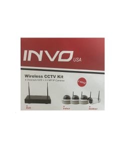 Invo 4ch CCtv Wireless IP Camera 2MP Kit