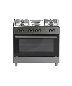 Midea Gas Cooker with 2 Electric Plates 90Cm