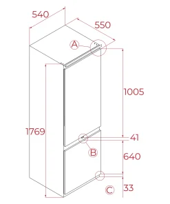Teka Built-In Fridge Combi