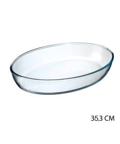 Glass Oval Dish