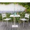 Phuket Square Table + 2 Garden Chairs Clay