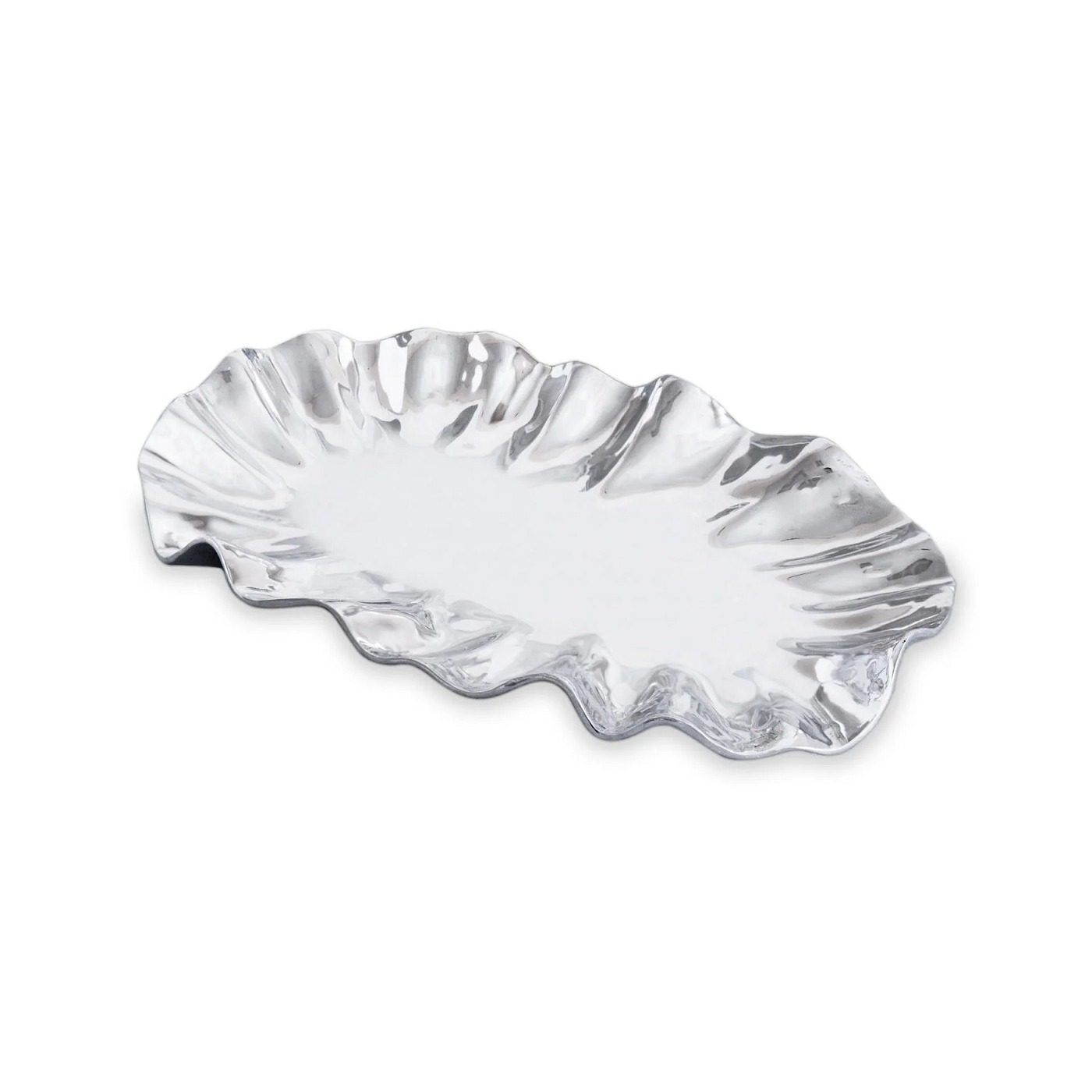 French Bazaar Oval Platter 38.5 x 30 x 4cm in Gum Leaf