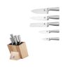 6 Pieces Knife Set With Bamboo Stand 6 Pieces Knife Set With Bamboo Stand