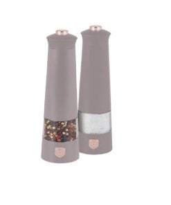 Electric Pepper And Salt Mill 2 Pieces Set