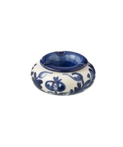 Ashtray Granada Ceramic Blue Small