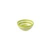 Bowl Granada Stripes High Ceramic Green Small