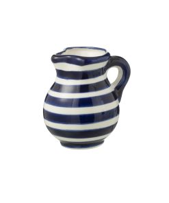 Pitcher Granada Stripes Ceramic Blue Small