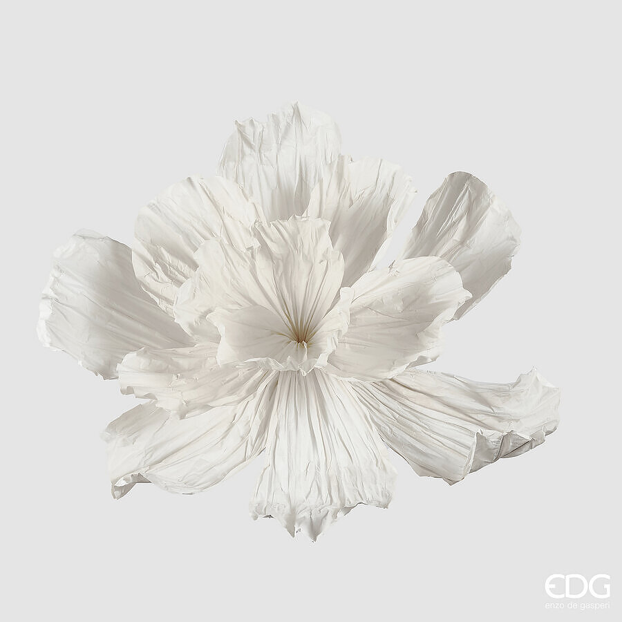 I134551 Peony Hanging Branch White