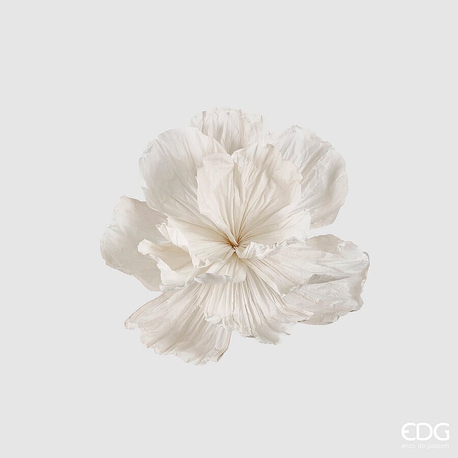 I134571 Peony Hanging Branch White